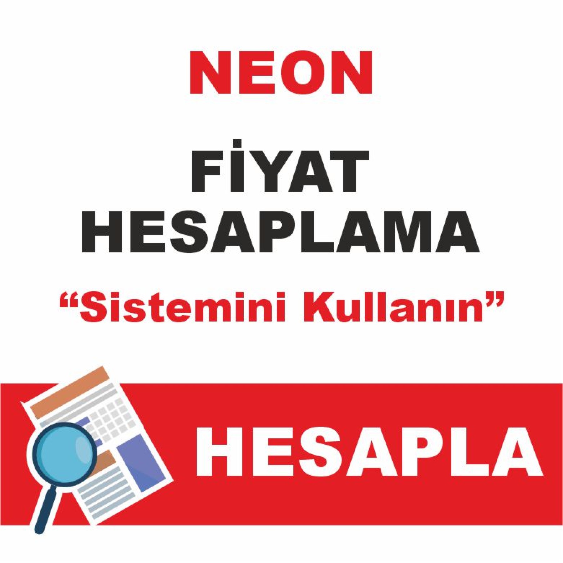Hesaplanan Neon Led