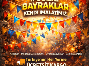 İpe Dizili Bayrak | Açılış ve Süsleme Bayrakları Toptan İmalat