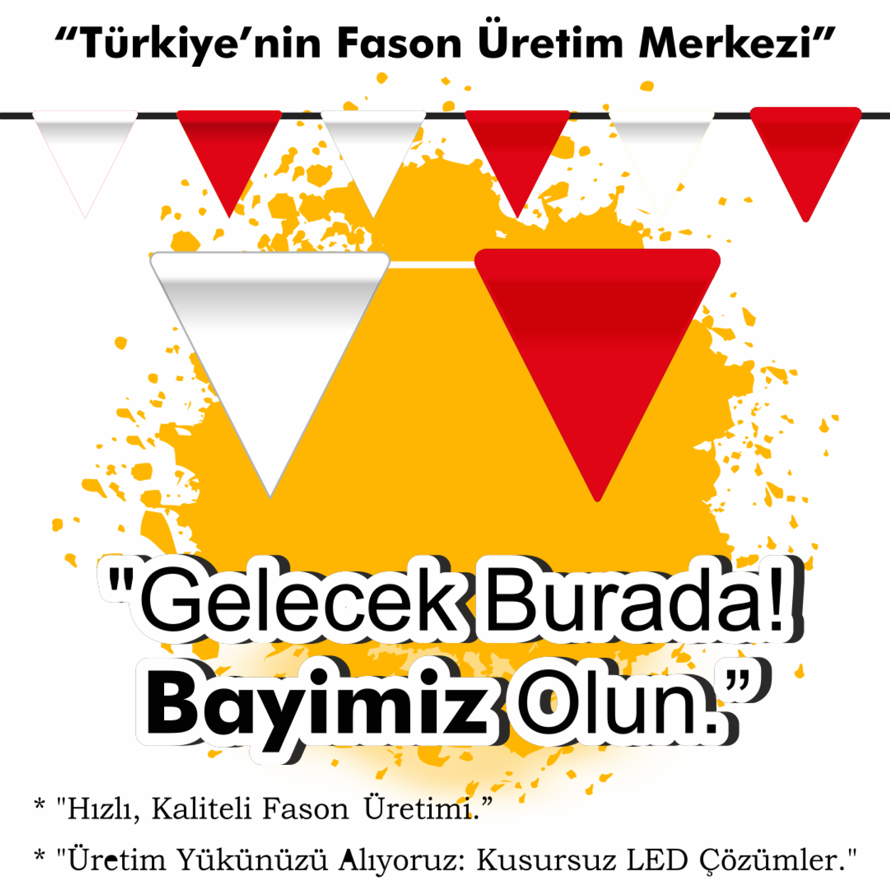 İPE DİZİLİ BAYRAK FİLE