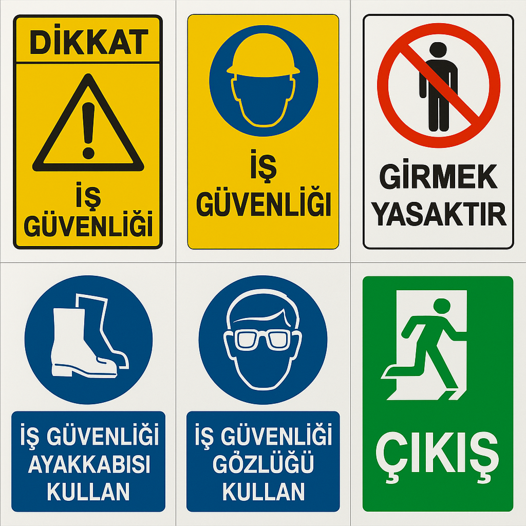 İş Güvenliği Levhaları